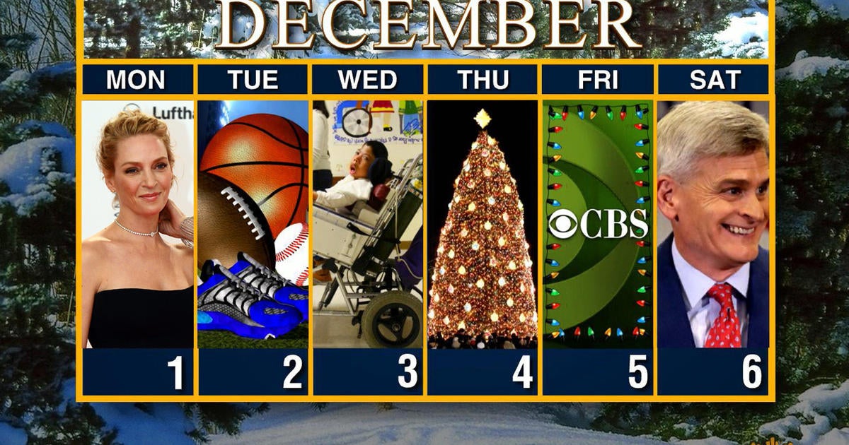 Calendar: Week of December 1 - CBS News