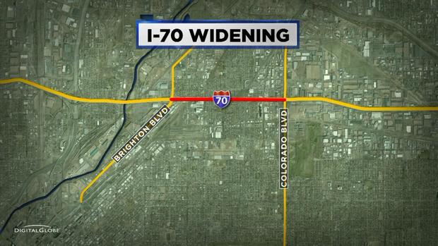 I-70 WIDENING expansion interstate 70 MAP 