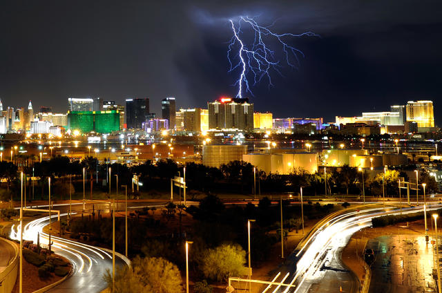 Lightning strikes