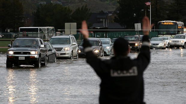 Heavy rain brings flooding, landslides to California 