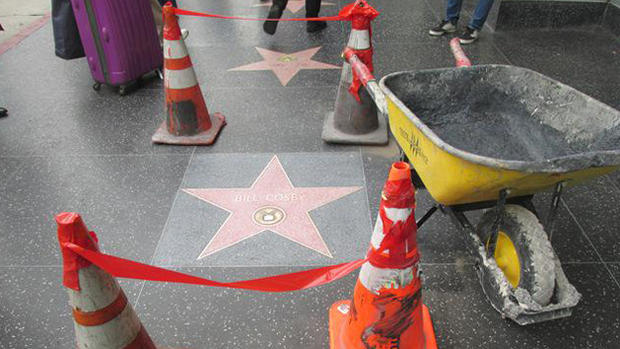 Bill Cosby's Star cleanup 