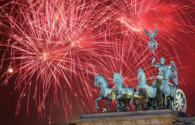 Berlin Celebrates New Year's Eve 2014 