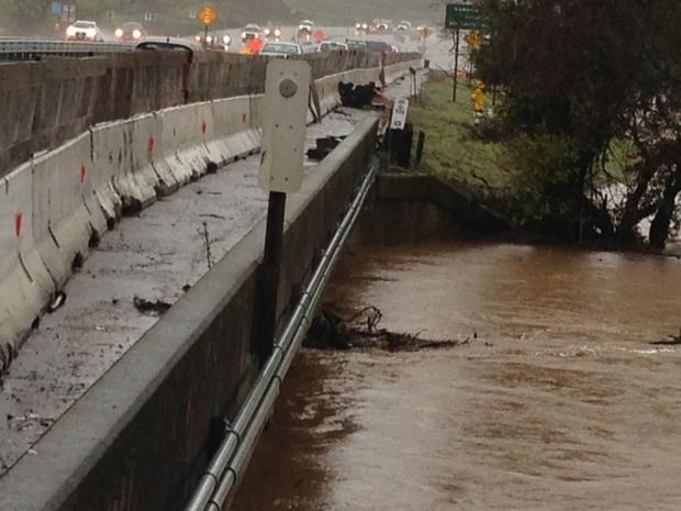San Antonio Creek at Highway 101 North, December 11th, 2014 