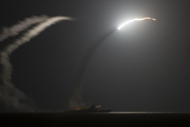 US And Arab Allies Launch Airstrikes Against ISIL In Syria 