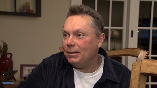 ​New York police Detective Michael Hinrichs speaks to CBS New York station WCBS-TV in an interview broadcast Jan. 7, 2015. 