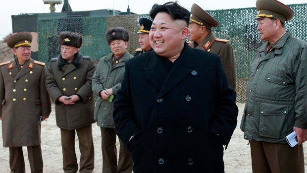 North Korean leader Kim Jong Un guides a multiple-rocket launching drill in this undated picture released by North Korea's Korean Central News Agency in Pyongyang Dec. 30, 2014. 