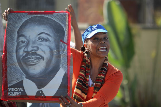 Annual MLK Day Parade Marches Through Los Angeles 