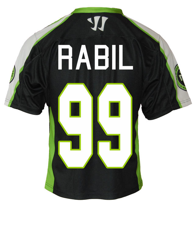 TRADE* Paul Rabil #99 Signed New York LizardsJersey (signed By Rabil, Greg  Gurenlien, And One More)