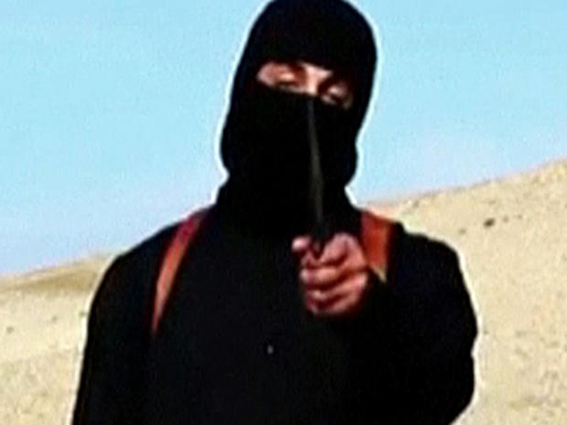 British militant colloquially dubbed "Jihadi John," who has appeared in a number of ISIS execution and threat videos, as seen in one released Jan. 20, 2015 