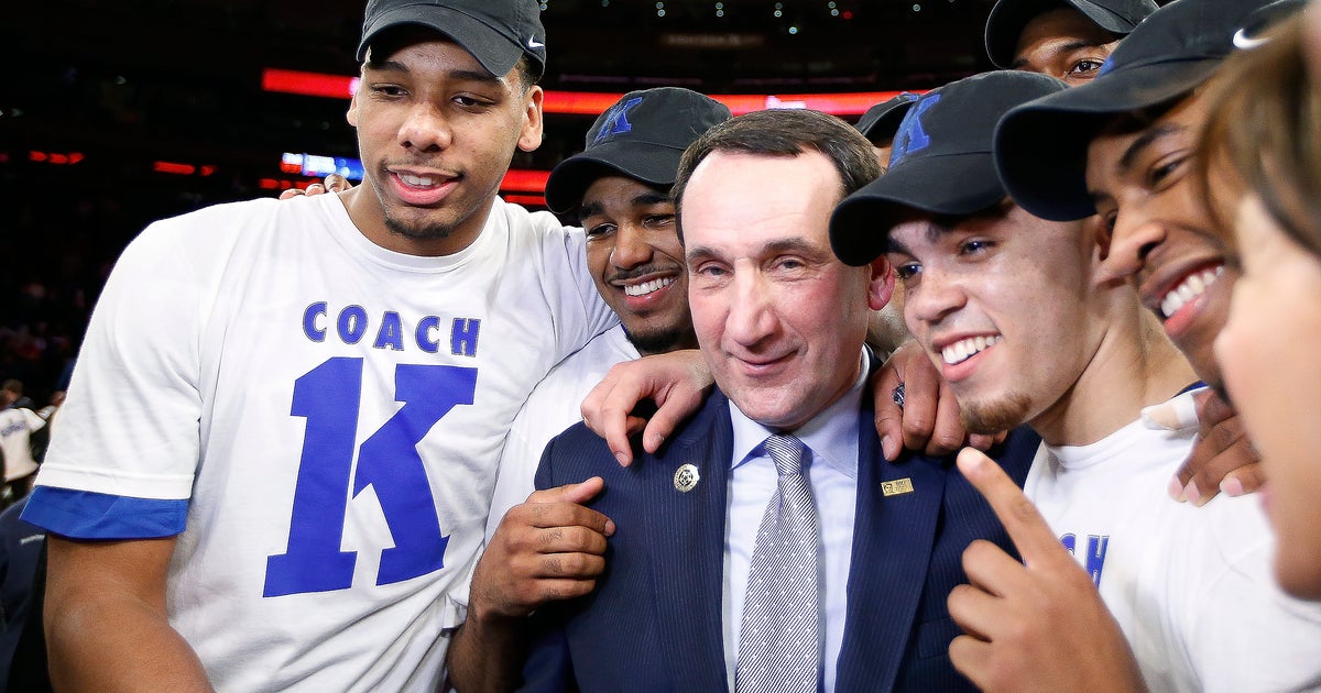 Duke's Coach K nets 1,000th NCAA career win CBS News