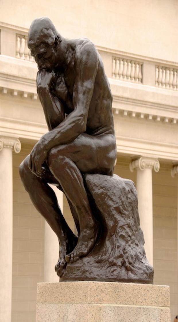 "The Thinker" by Auguste Rodin (Credit, Laurie Jo Miller Farr) 