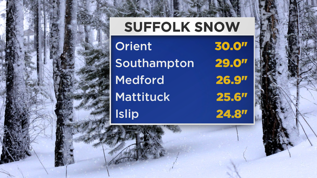 Snowfall In Suffolk: 01.28.15 