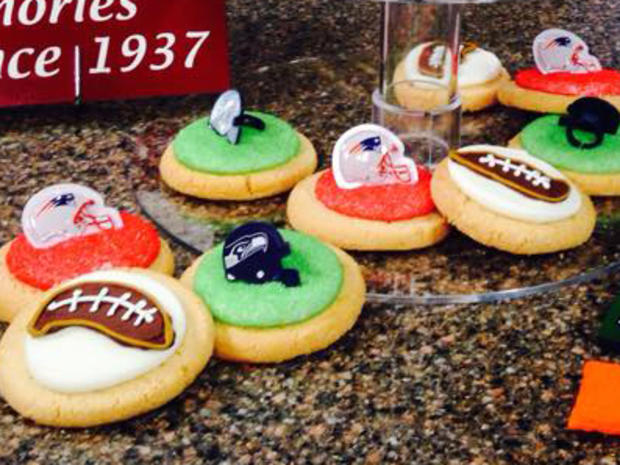 rykes deflated football cookie 