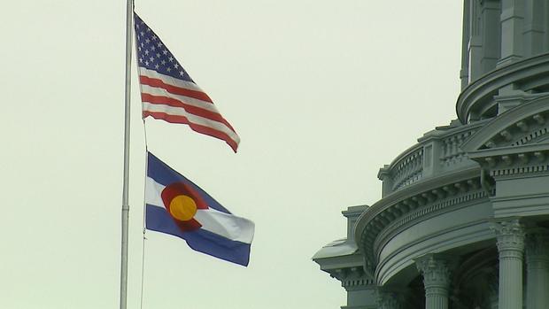 Colorado Capitol Legislature Generic Flag 