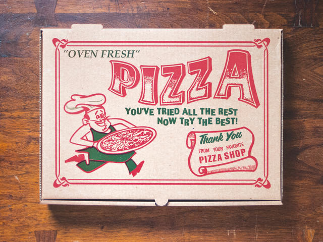 Retro Pizza Hot and Fresh Pizza Sign Restaurant Art Print