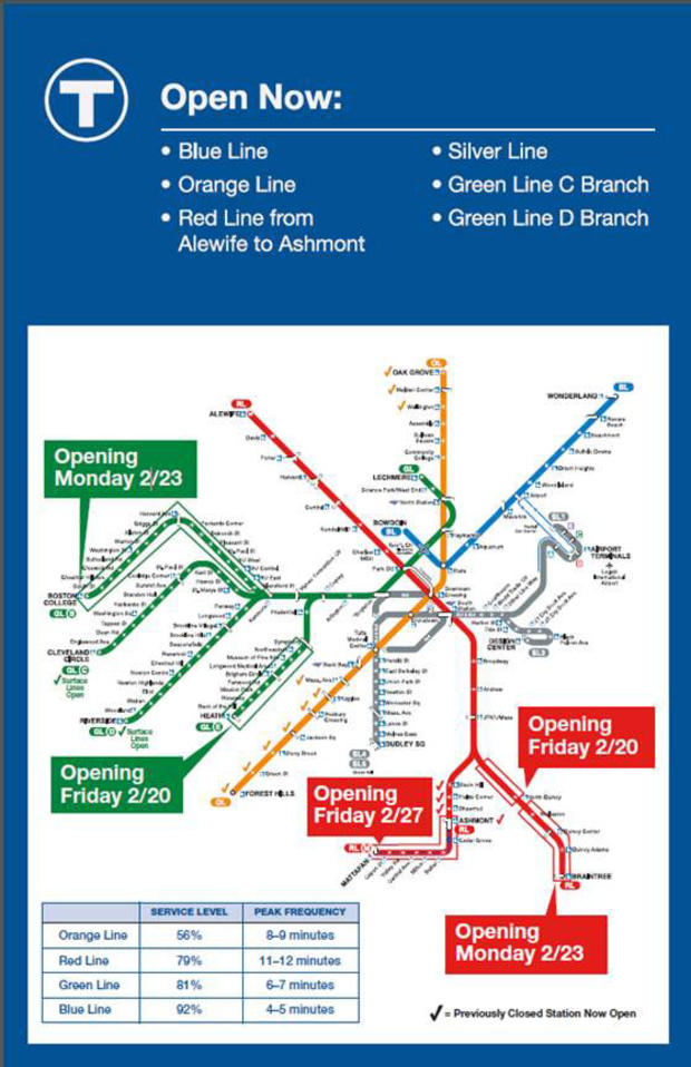 MBTA map 