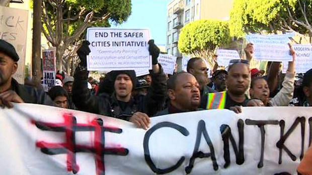 Skid Row OIS Protest, March 
