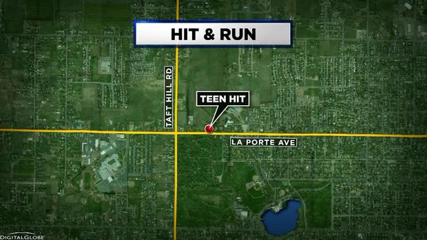 FORT COLLINS HIT AND RUN map 