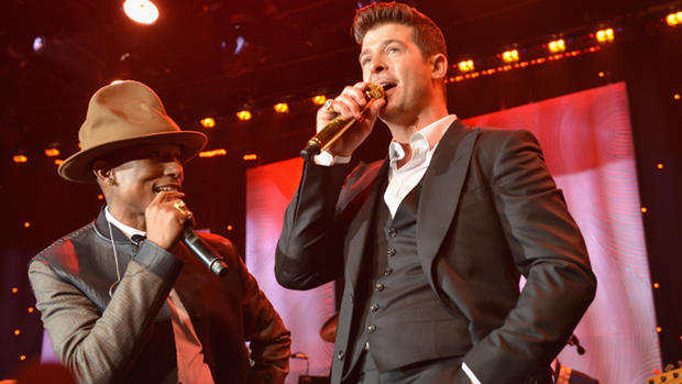 Blurred Lines Pharrell Williams and Robin Thicke 