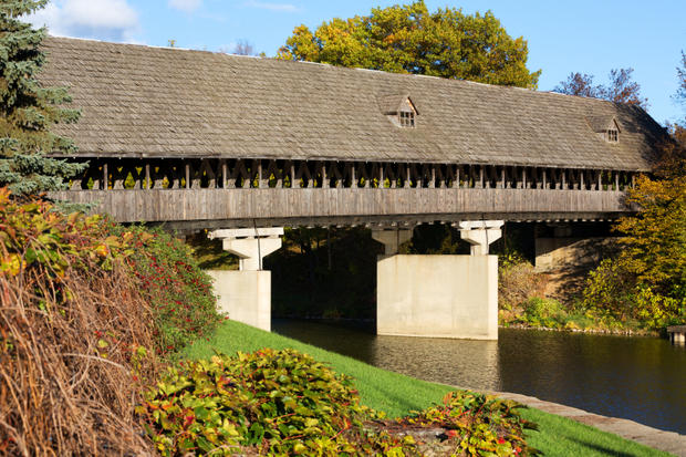 Zehnder's Covered Bridge in Frankenmuth Michigan 