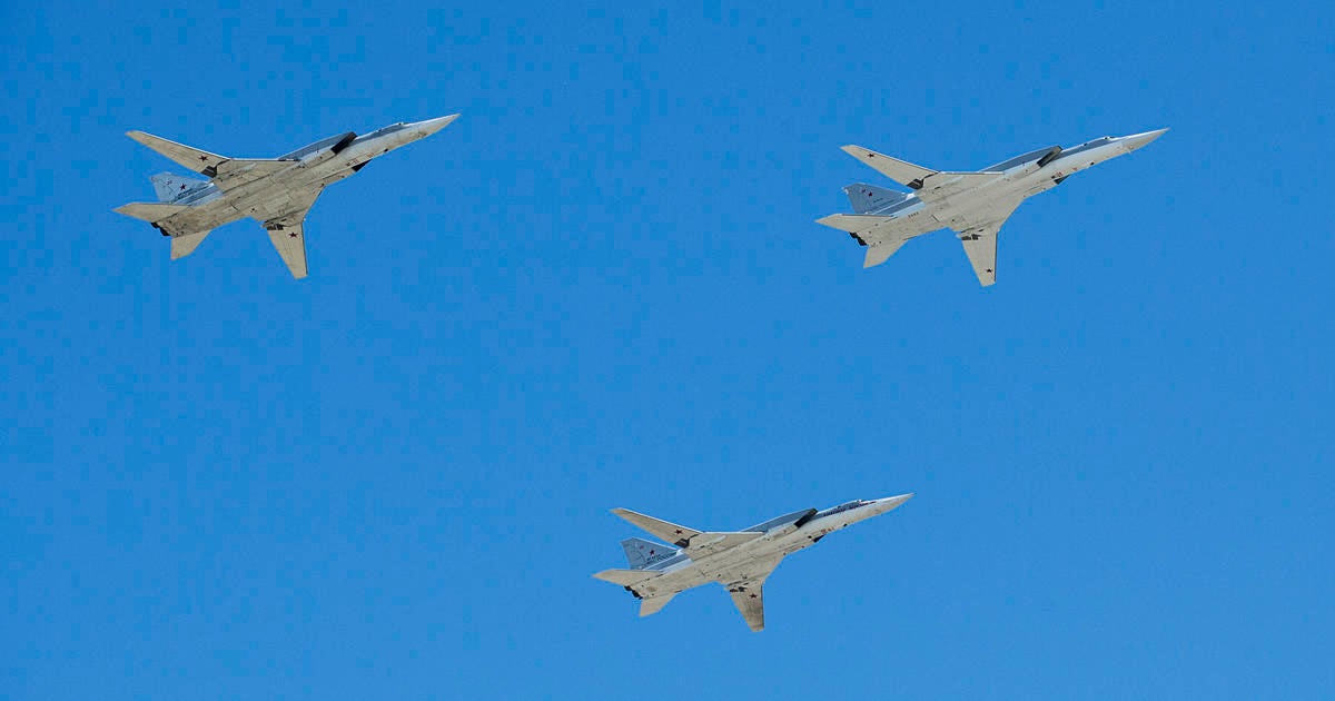 NATO Scrambles Jets After Russian Bombers Spotted Over Baltic Sea - CBS ...