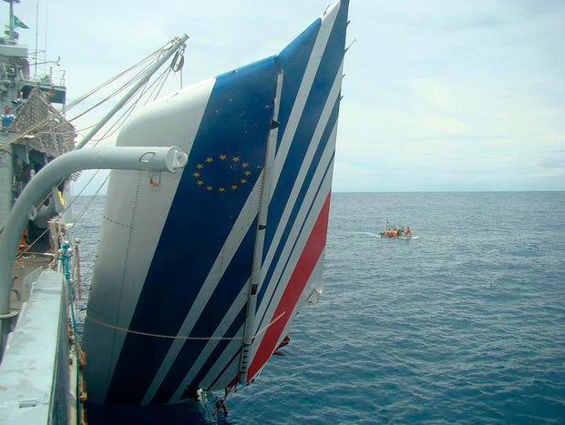 Debris from Air France crash in 2009