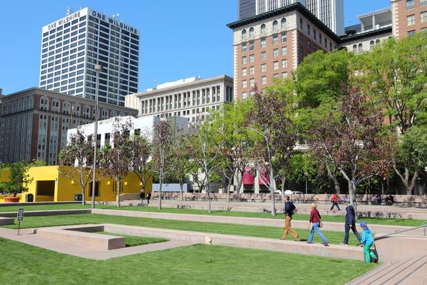 Pershing Square in downtown LA 