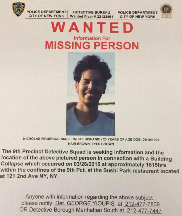 Nicholas Figueroa missing poster 