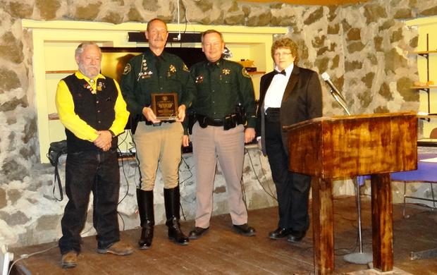 Deputy Haggett honored at Golden elks lodge 