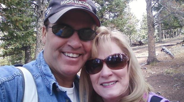 Harold and Toni Henthorn on their anniversary hike 