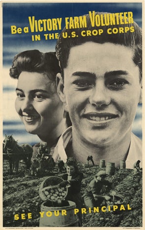 Propaganda art for WWII Victory Gardens