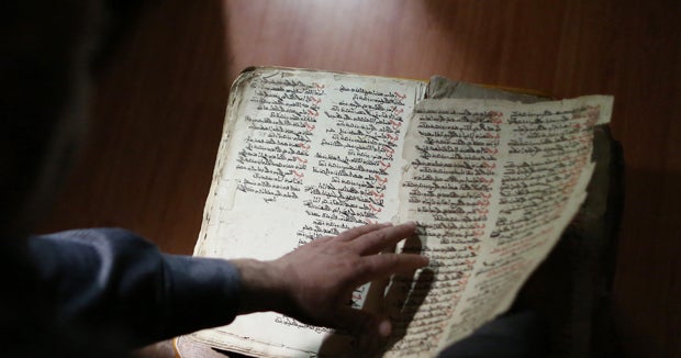 Historic Christian library in Iraq saved from ISIS - CBS News
