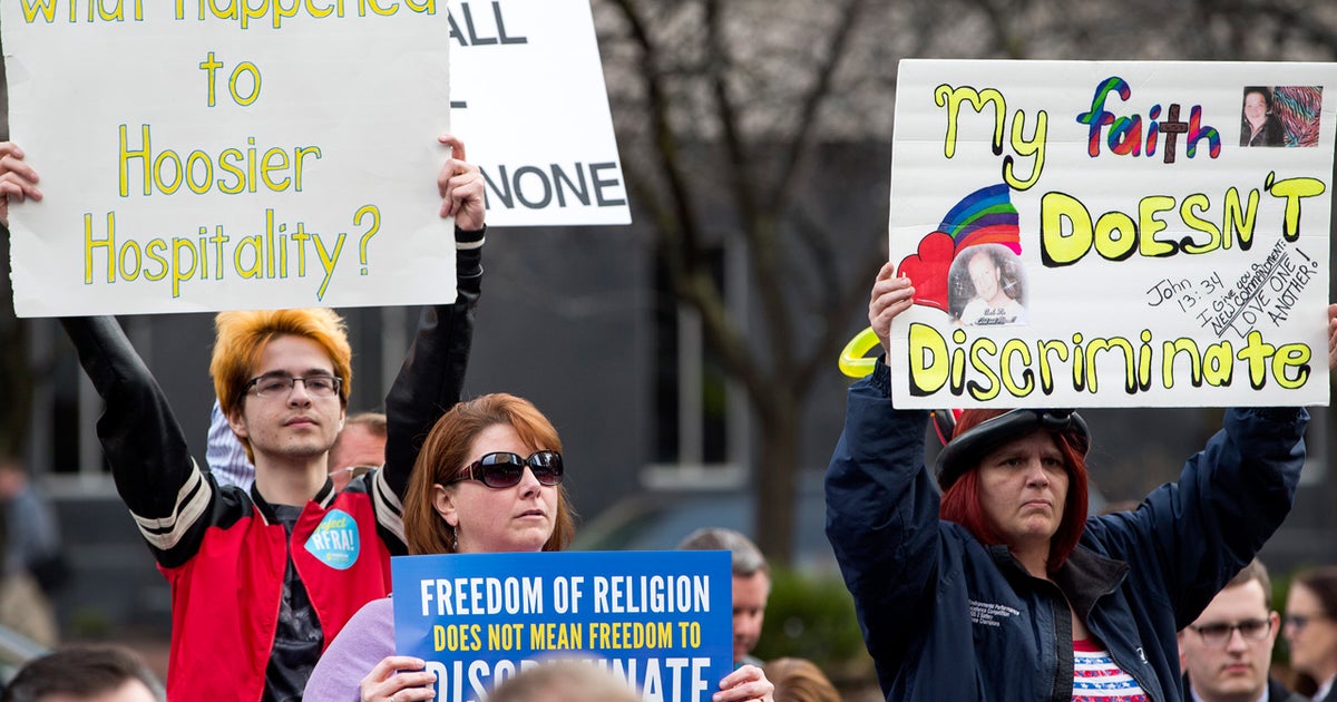 Indiana rushes to fix damage to its public image - CBS News