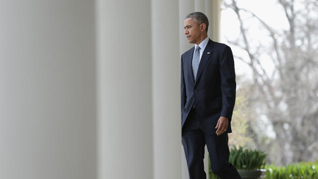 President Obama at White House on April 2, 2015 