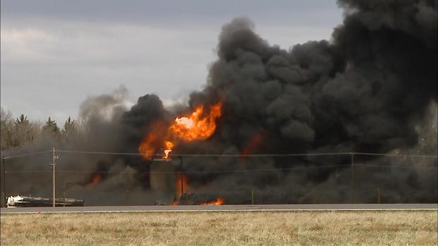 Weld County Wastewater Tank Fire 