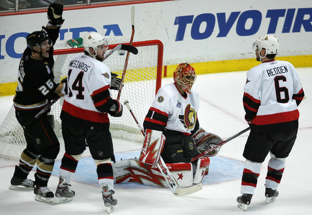 Game 1 - Ottawa Senators v Anaheim Ducks 