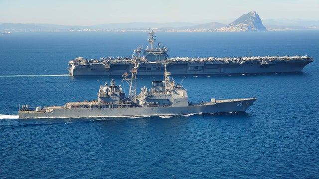 USS Vicksburg USS Theodore Roosevelt 