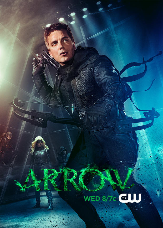 Malcolm Dark Archer Arrow Poster Ecard 