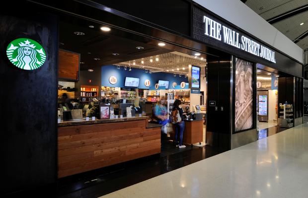 Wall Street Journal Starbucks At Detroit Metropolitan Airport 