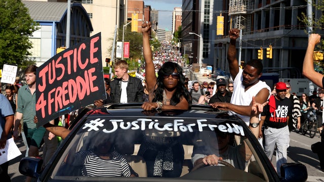 Freddie Gray: Baltimore reacts 