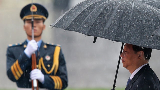 china Xi Jinping umbrella 