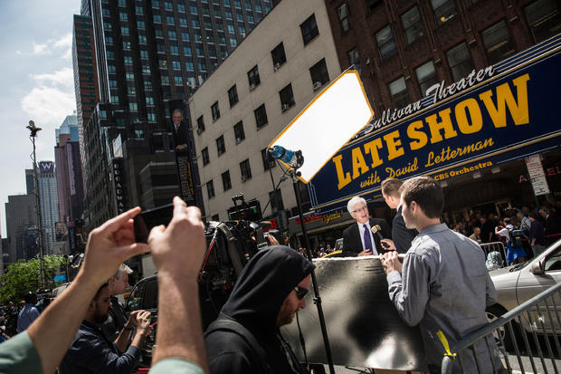 Last Taping of 'Late Show with David Letterman' 