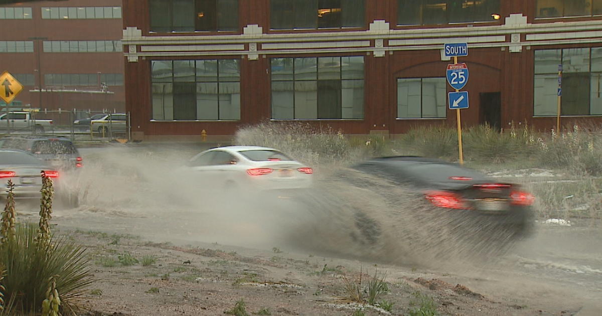 Storm Opens Up Over Denver With Heavy Rain, Hail CBS Colorado