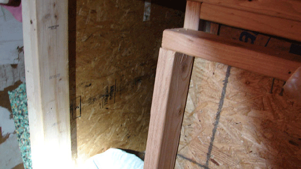 Box where James Horn held Sandra Sutton