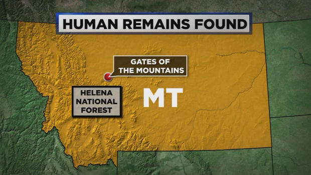 human remains map 