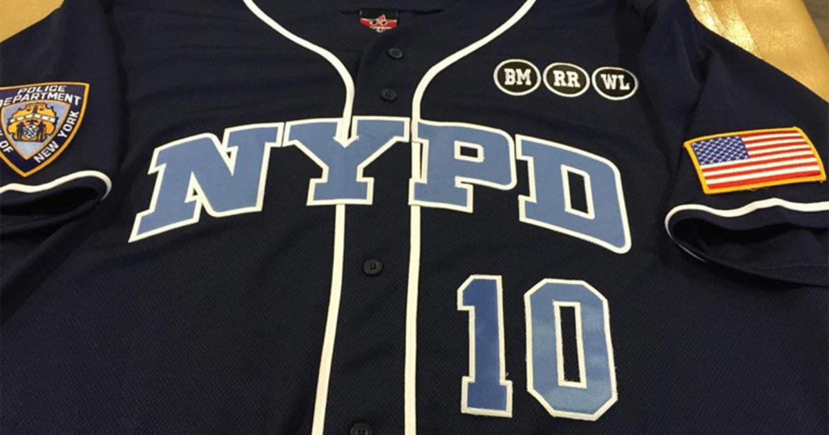 NYPD Baseball Blue Line Dri-fit Shirt — NY Finest Baseball Club