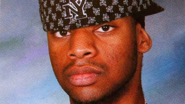 ​Usaamah Rahim is seen in this yearbook photo obtained by CBS Boston station WBZ-TV from Brookline High School in Massachusetts. 