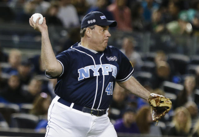 Chris Christie Squeezes Into Baseball Uniform, Wins Charity Game