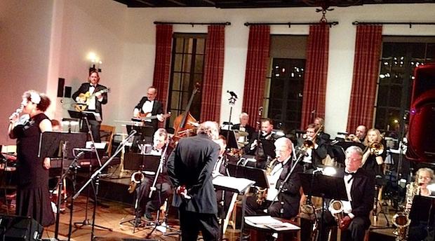 Mendocino Music Festival Big Band performing with Kim Nalley 