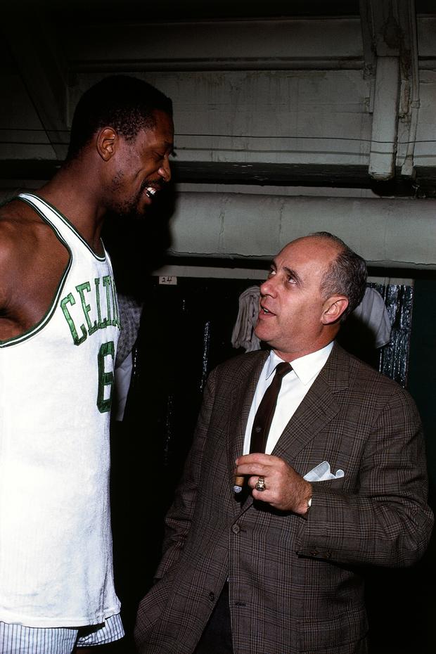 Bill Russell and Red Auerbach 